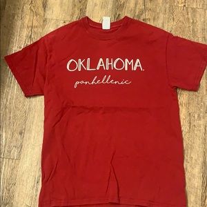 Oklahoma Sooners Panhellenic t shirt